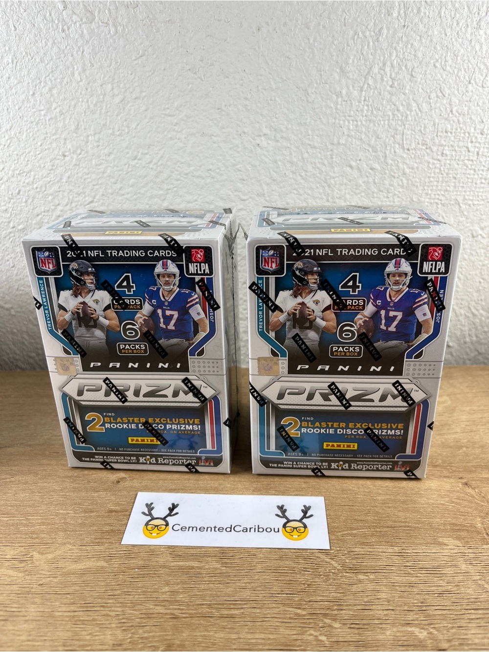 2021 Panini Prizm NFL Football Blaster Box (Disco Prizms) Lot x2 SEALED